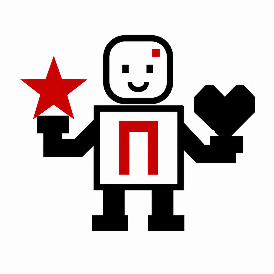 Character with star and trust signal