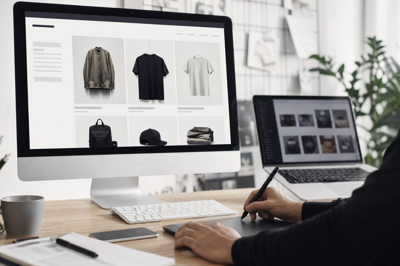 Building an ecommerce store on a design workstation