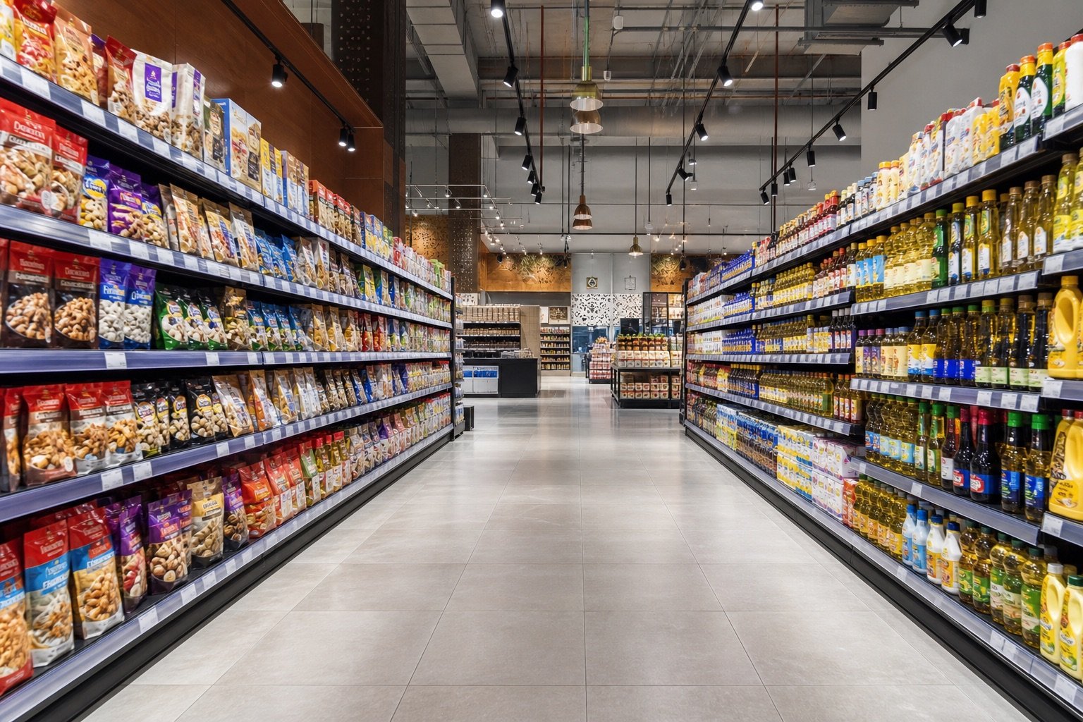 Supermarket aisle