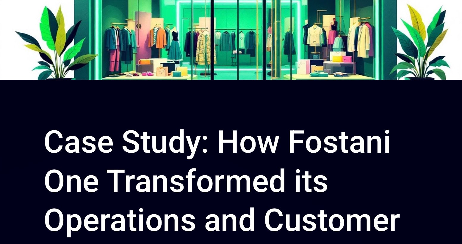 Fostani One Dubai fashion boutique case study — ElintOm connected in-store and online operations